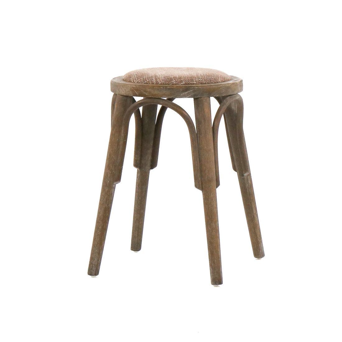เก้าอี้ทานอาหาร เก้าอี้ไม้เบาะผ้า รุ่น Xin สีสีน้ำตาล-SB Design Square