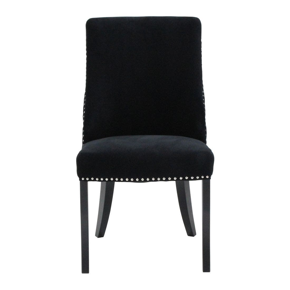 เก้าอี้ทานอาหาร เก้าอี้ไม้เบาะผ้า รุ่น Blitz สีสีดำ-SB Design Square