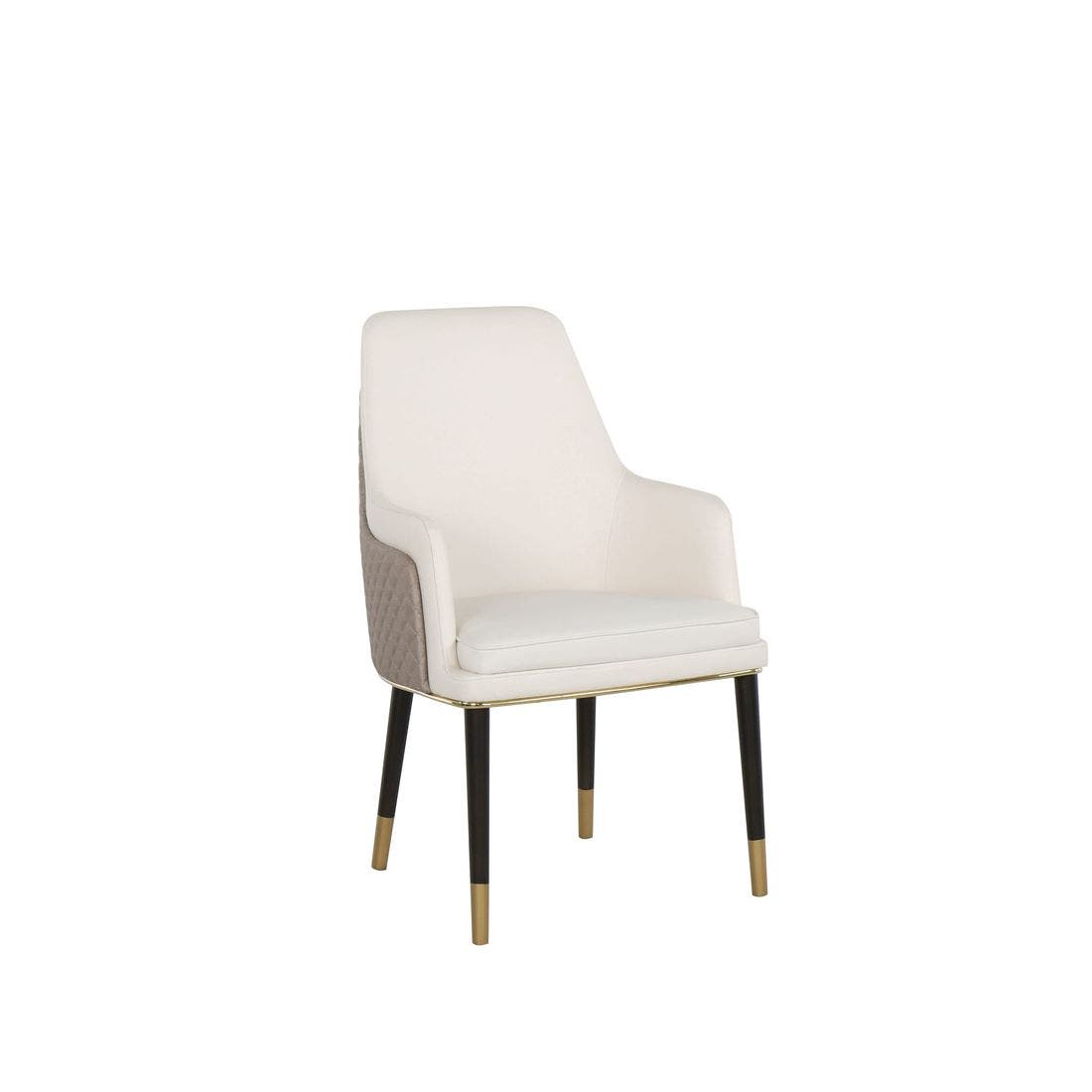 เก้าอี้ทานอาหาร เก้าอี้เหล็กเบาะหนัง รุ่น Woman-Plus สีสีเทา-SB Design Square