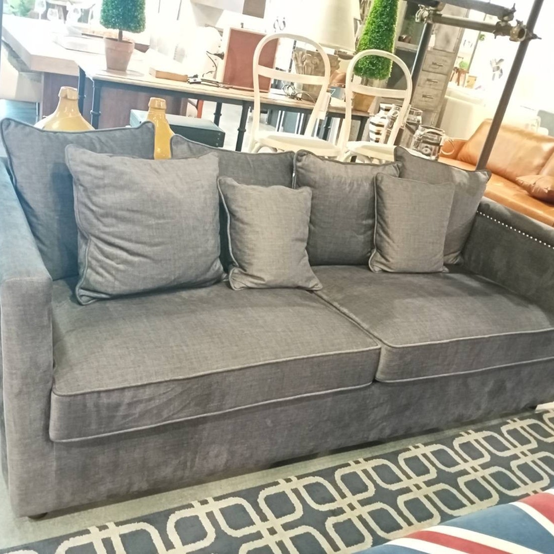 Sofas 3 Seater Truno Dark Gray