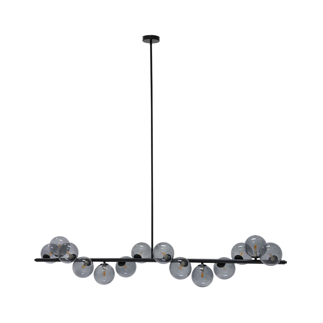 KD PENDANT LAMP #52511 BLACK / GLASS