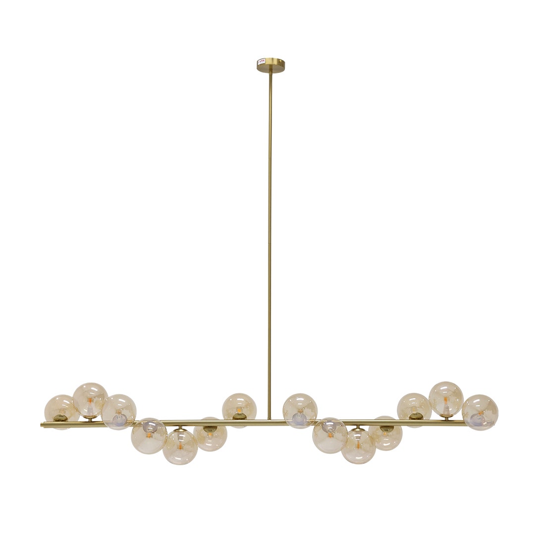 KD PENDANT LAMP #52512 BRASS / GLASS