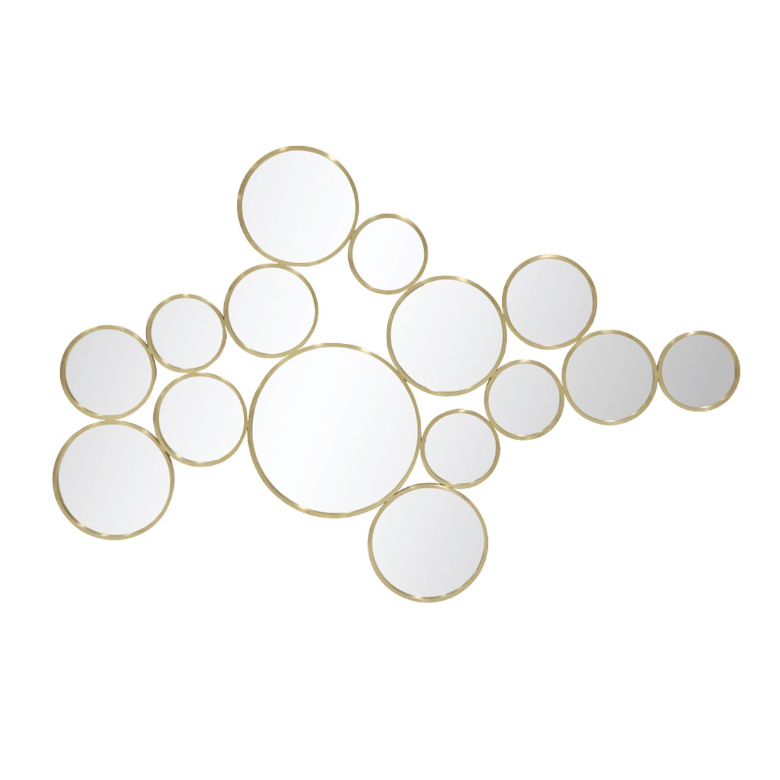 KD WALL MIRROR #84132/138X93CM GOLD