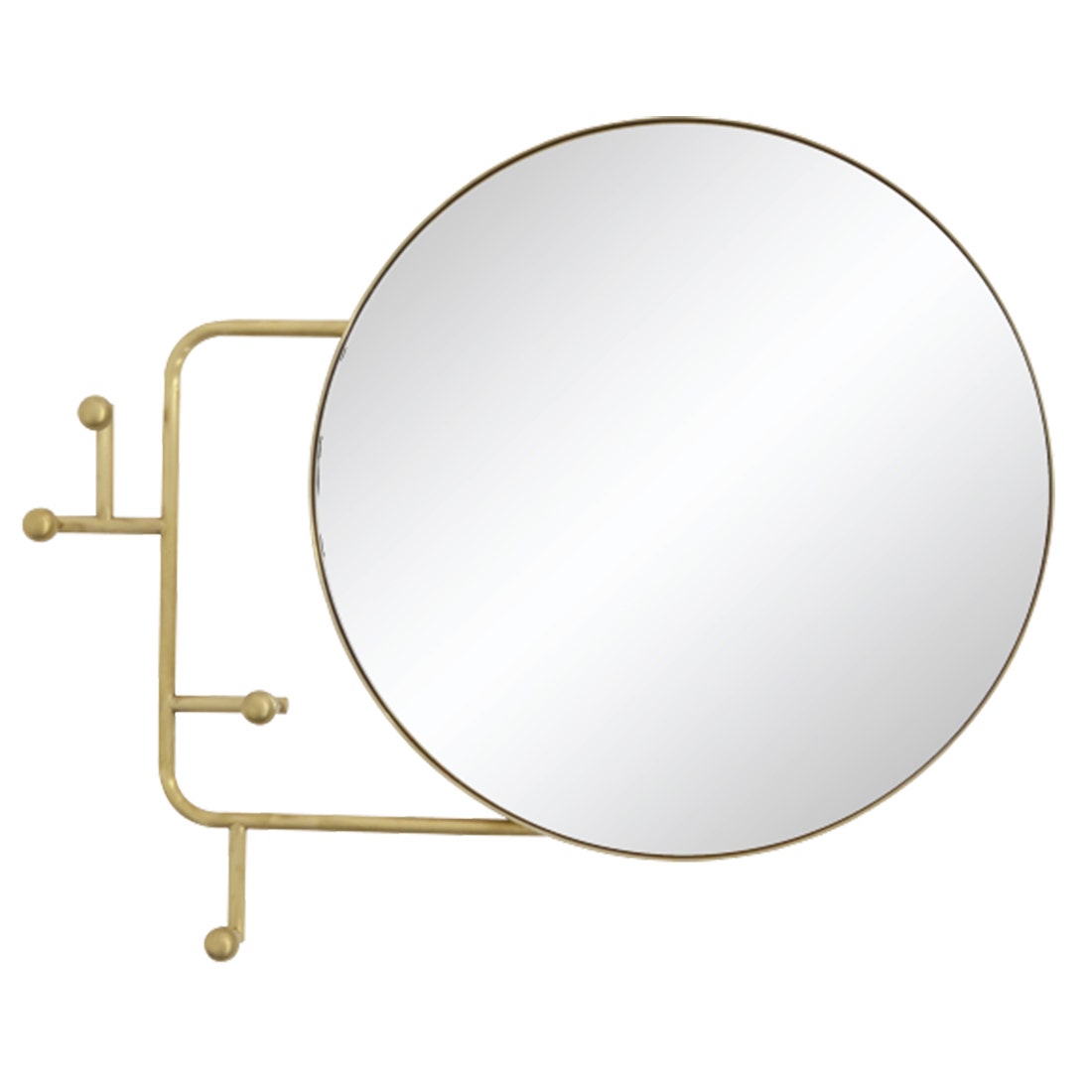 KD WALL MIRROR #86904/65CM GOLD