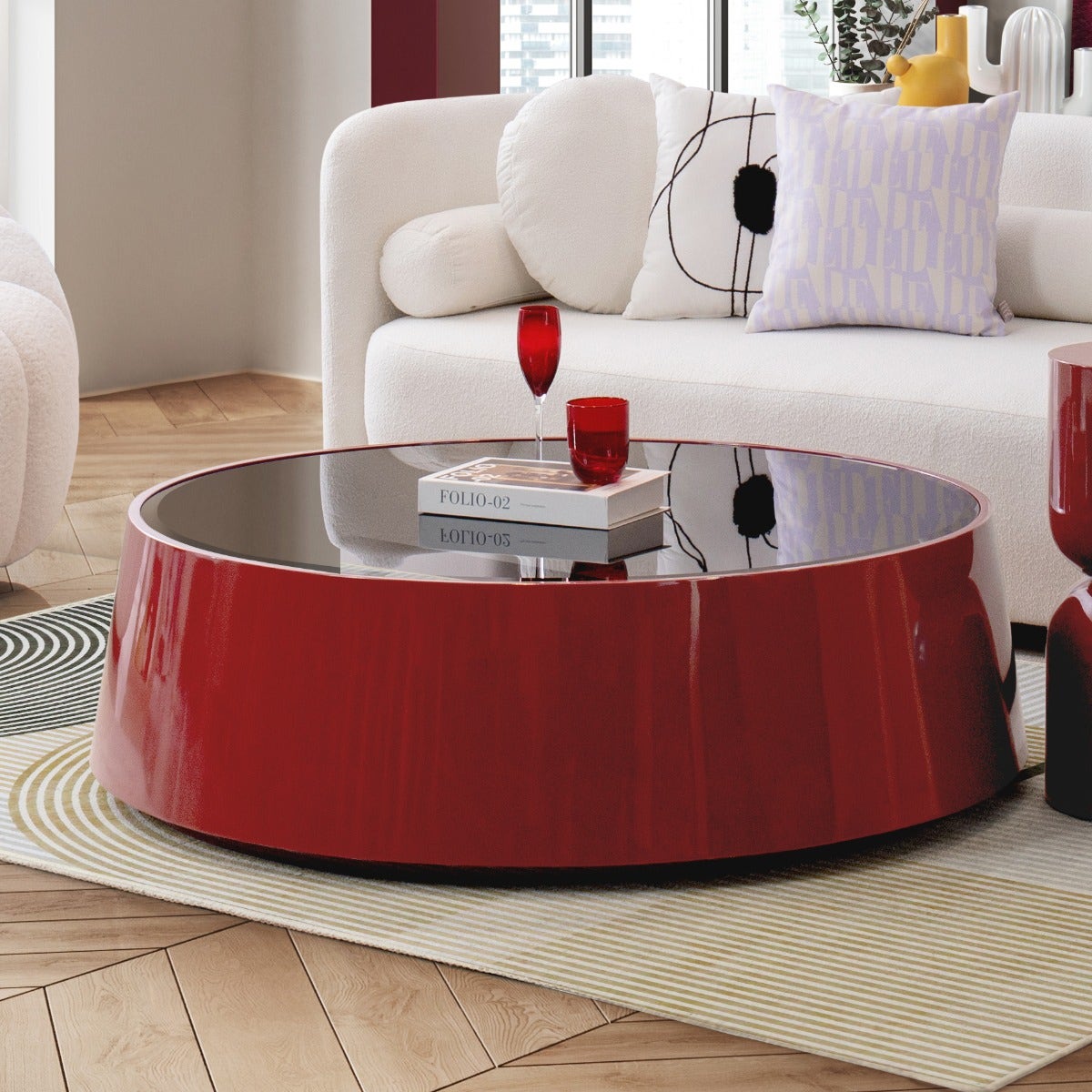 Orlyn Coffee Tables Red