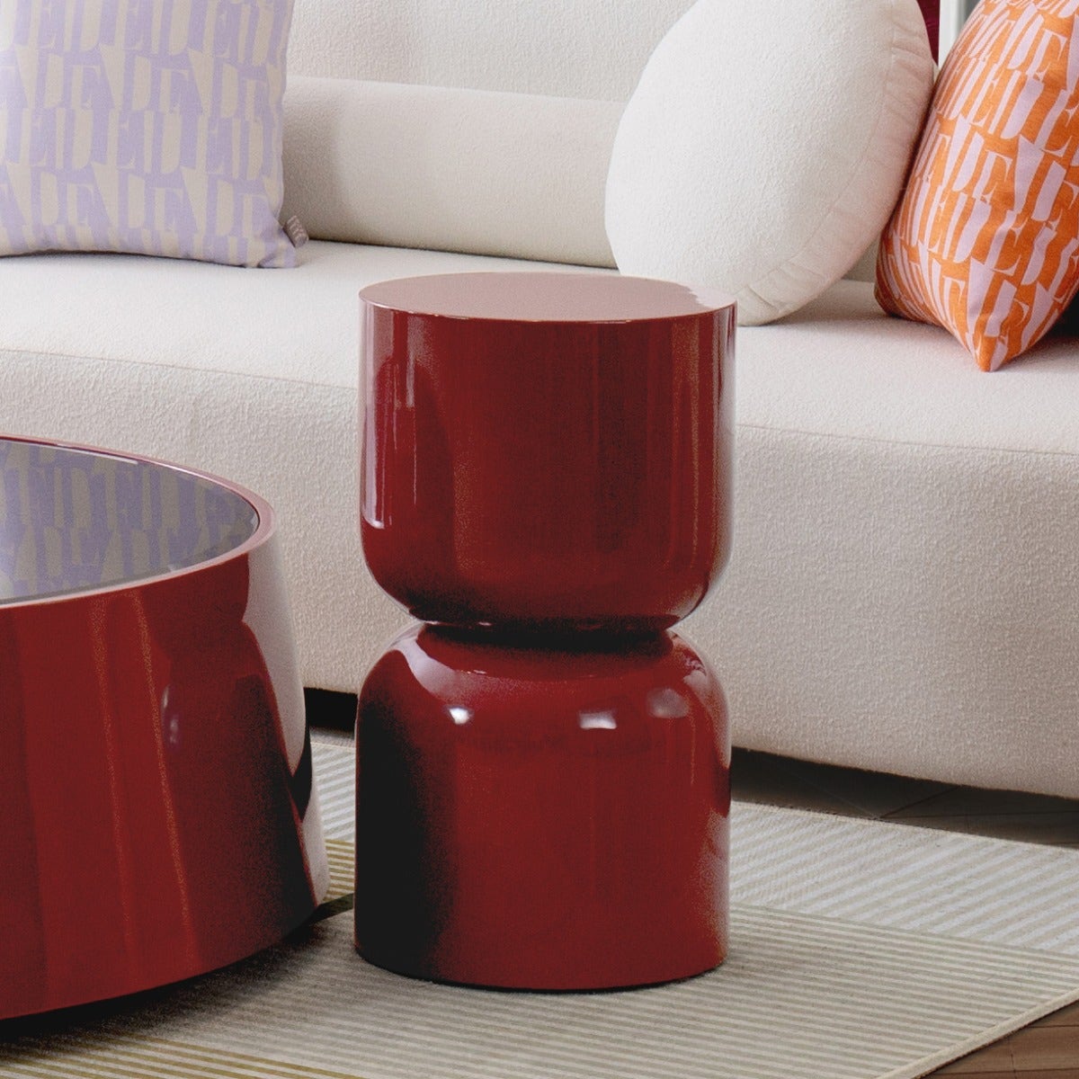 Orlyn End Tables Red