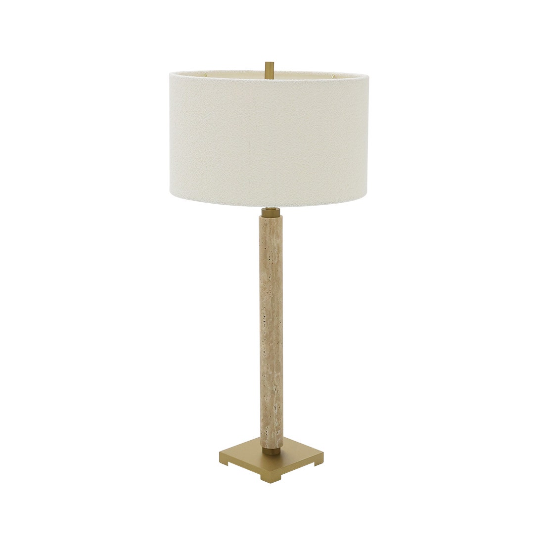 SCH TABLELAMP #HB-3232 MARBLE CREAM