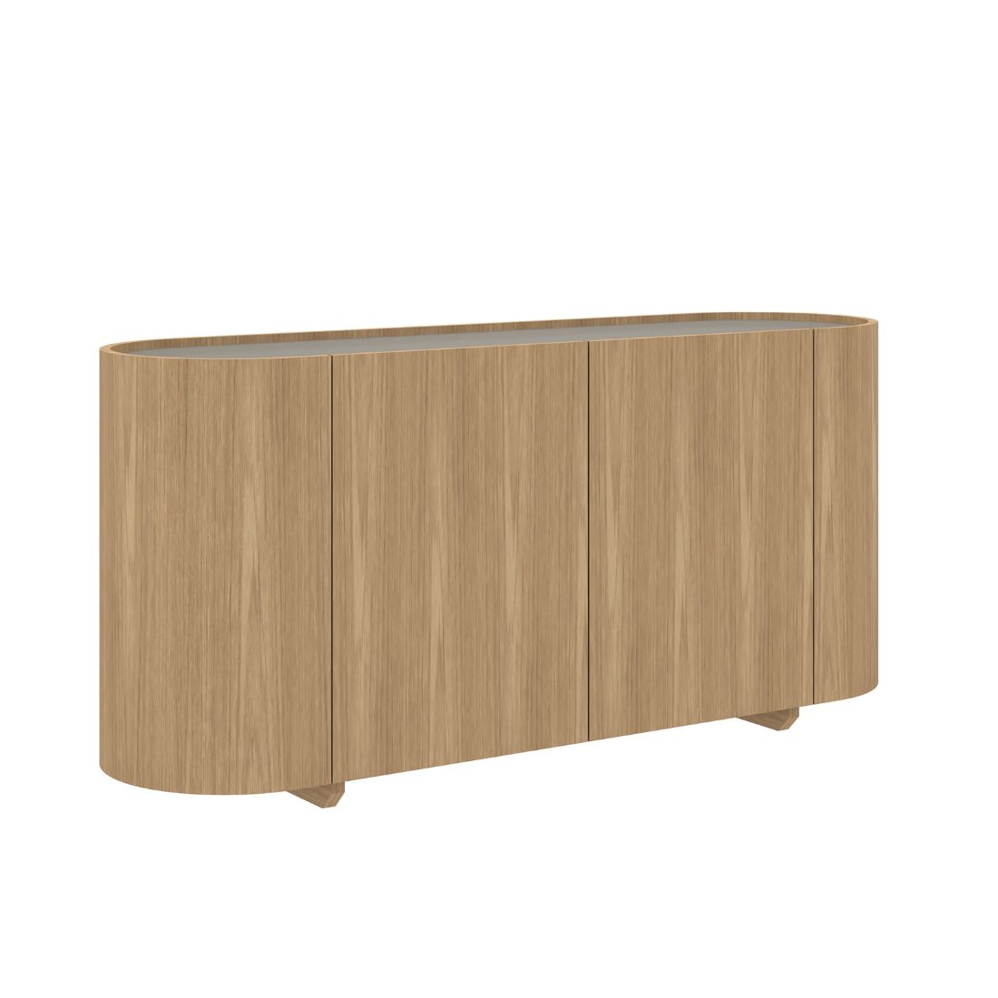 ตู้เตี้ยขนาด 160 ซม.รุ่น WINBER สี Oak Veneer3