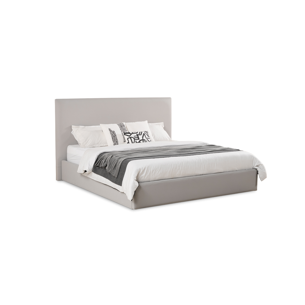 เตียงสั่งทำ รุ่น Karo ขนาด 5 ฟุต วัสดุหนัง สีหลาก1