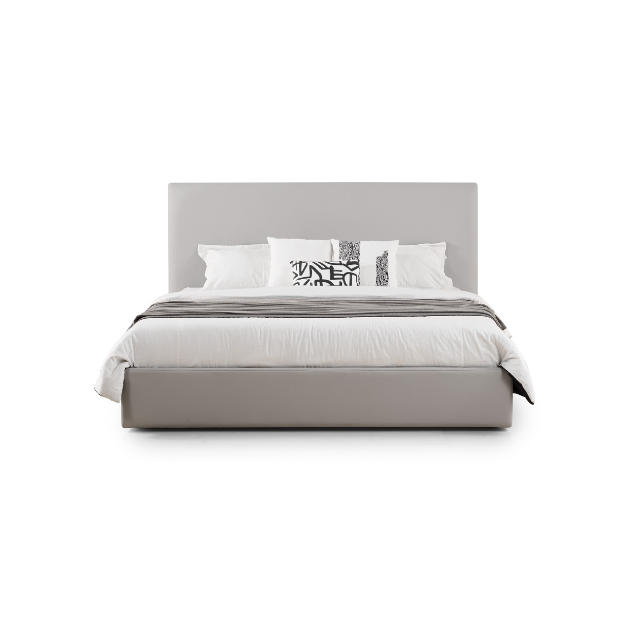 เตียงสั่งทำ รุ่น Karo วัสดุหนัง สีหลาก1