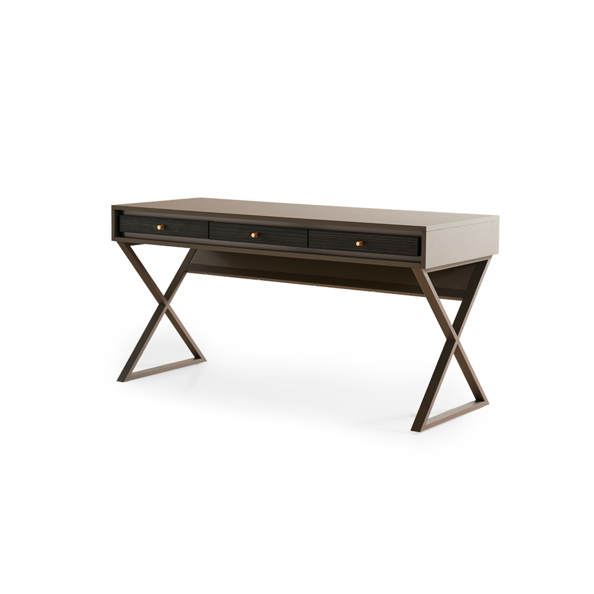 โต๊ะทำงาน รุ่น Meriton สีน้ำตาล1