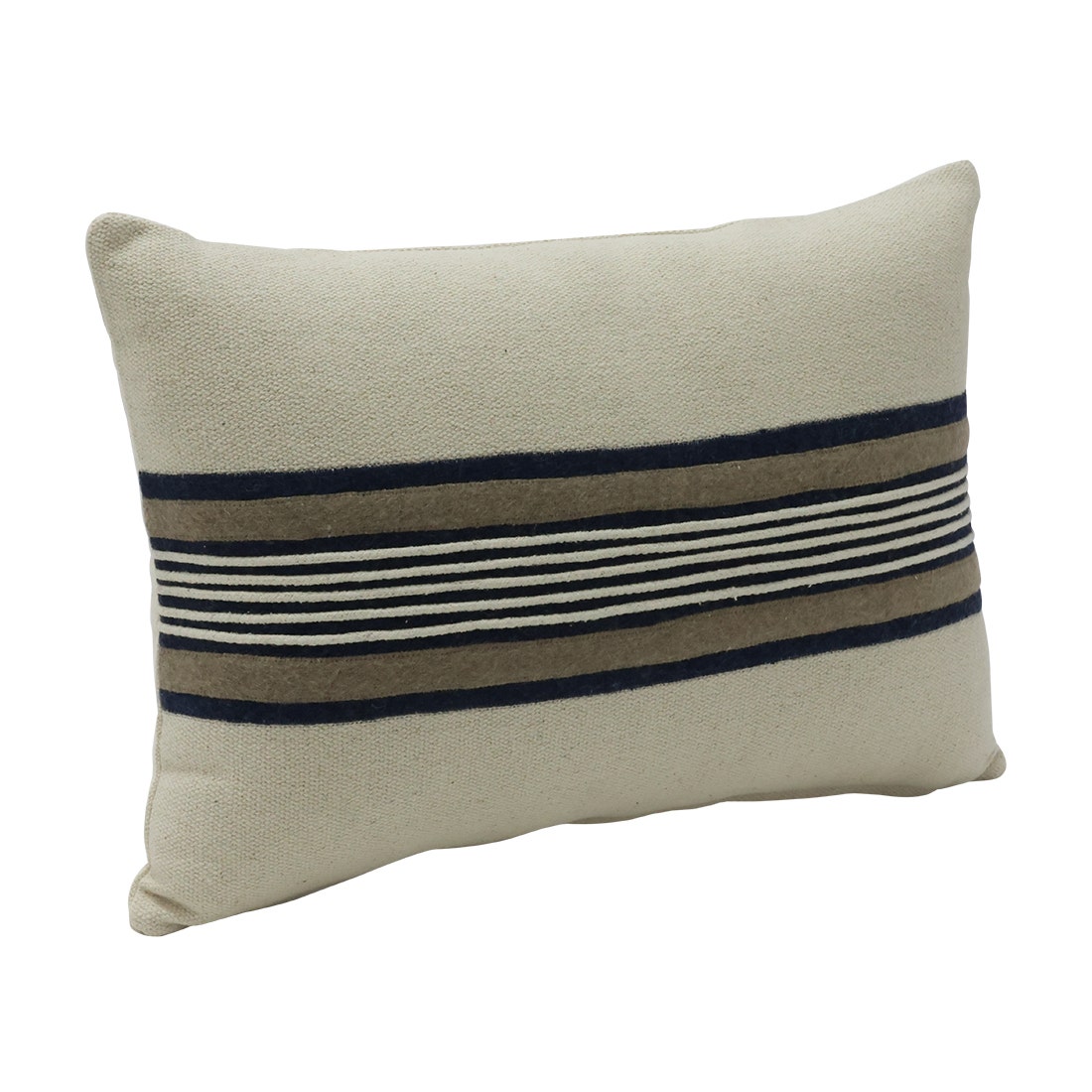 CH CUSHION #CUTQ657/30X45 WHITE-GREY