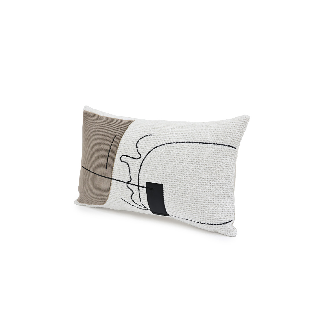 หมอนอิง #DE-22 สีขาว1