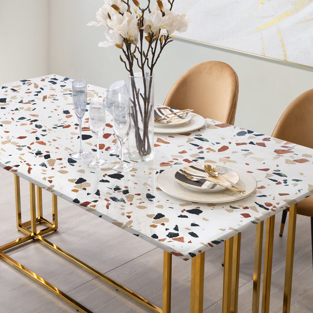 ชุดโต๊ะอาหาร รุ่น MUNDO & เก้าอี้ LISALA สีน้ำตาล3