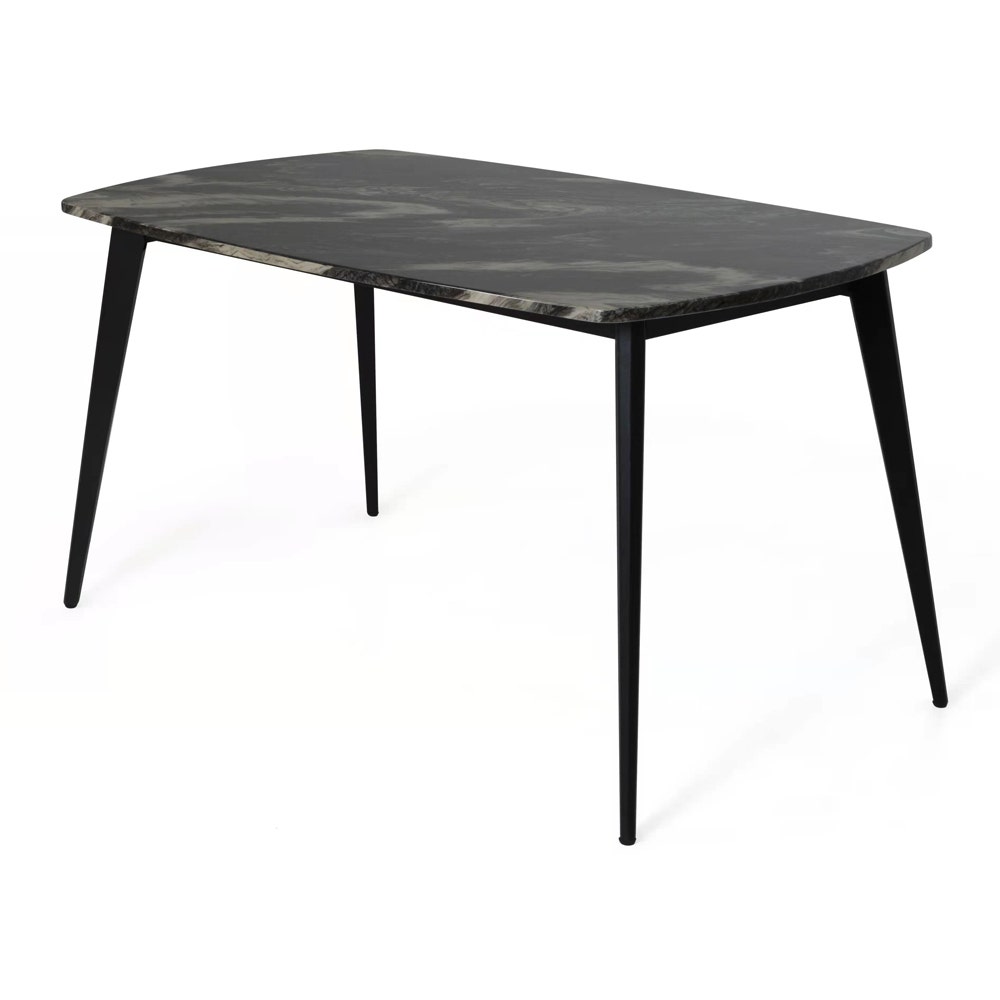 ชุดโต๊ะอาหาร รุ่น BENA สีดำ & เก้าอี้ LADELL1