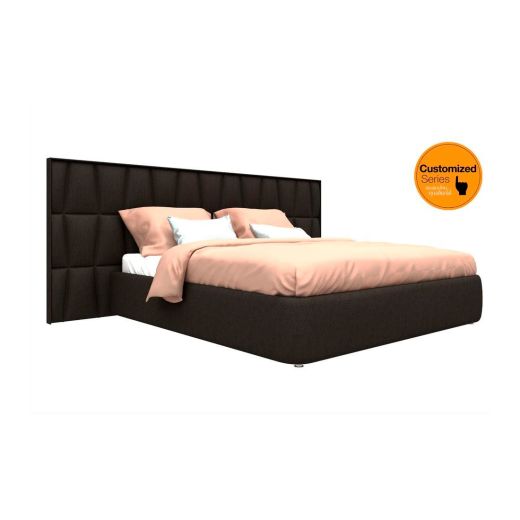 5 ft. Custom Bed Letizia Black color