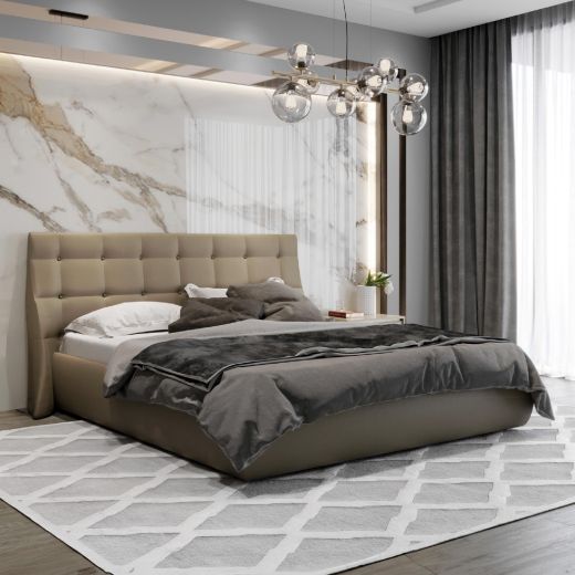 Museo Custom Bed – 6 ft / Leather