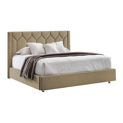 6 ft. Custom Bed Sofia Brown color