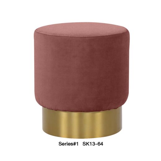 สตูลสั่งทำ รุ่น Milla สีชมพู01