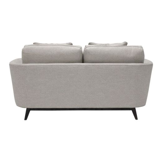 Hibernia 2 seater beige fabric sofa