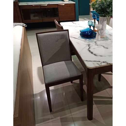 เก้าอี้WAOLIN-B#CPMK029/WALNUT/ผ้าเทา157