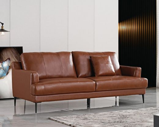 SOFA WENDY Brown 3 seat Brown