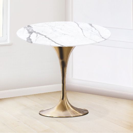 Dining Tables KYRAH  Gold Classico Statuario