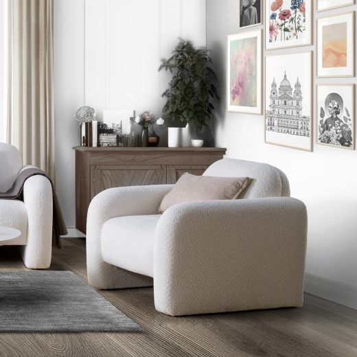 Sofa ALIVIA 1 Seater - Cream