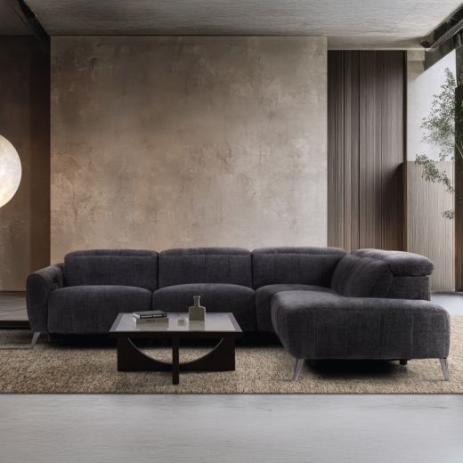 Mercury Right Corner Motion Recliner - Navy Fabric (#306147)