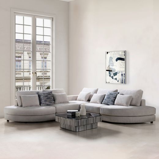 SOFA CORNER VICENSA GRAY