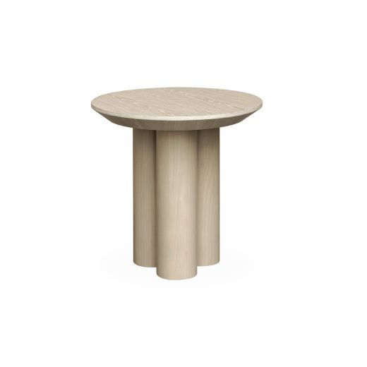 Vatika End Table - Blonde Oak Veneer White Oak