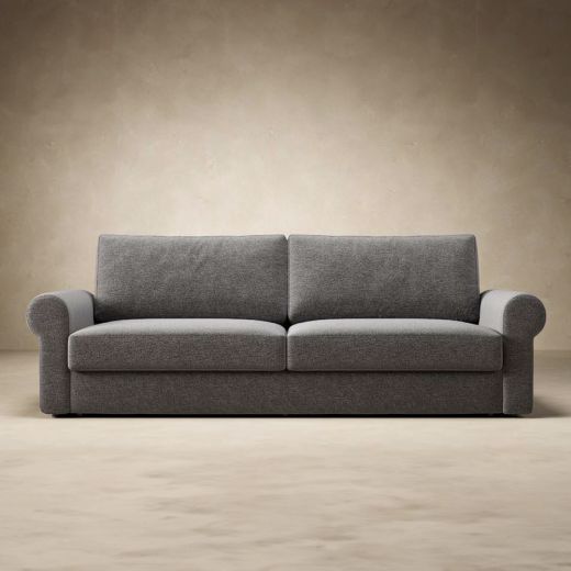 Sofa bed VILANDER/ROLL ARMS Gray