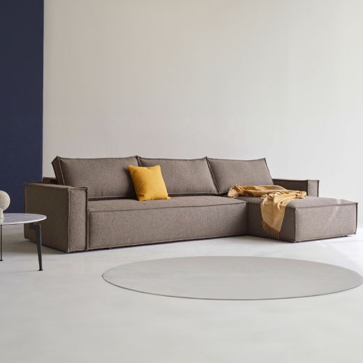 Sofa corner NEWILLA Brown
