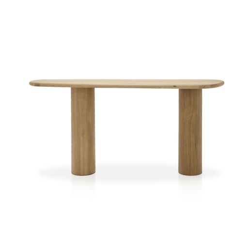HOMIVA Console - Natural Oak Light Wood