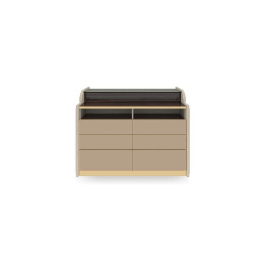 Olivana Island Cabinet, Off-White