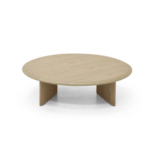OKALYN Round Coffee Table - Natural Ash Light Wood