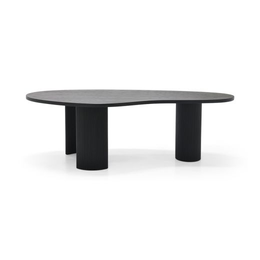 ODETTE Dining Table - Black Veneer