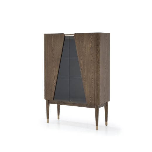 Cabinet with Doors KYSON Brown