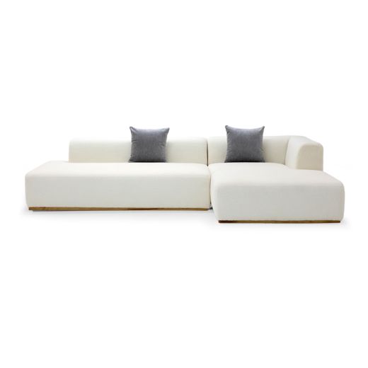 Lalisa Corner Sofa - White