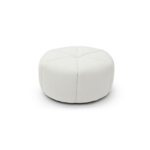 BARCLAYS Stool - Cream Fur