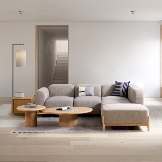SOFA CORNER BERGEN BROWN