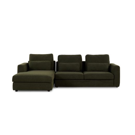 SKYE-C LEFT CORNER SOFA - GREEN