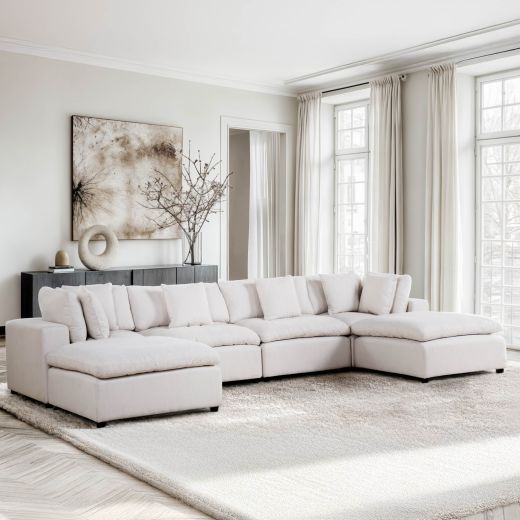 ANDERSON-E CORNER SOFA - CREAM