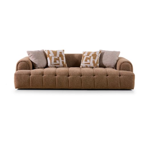 Hebert Sofa 4 Seater - Brown