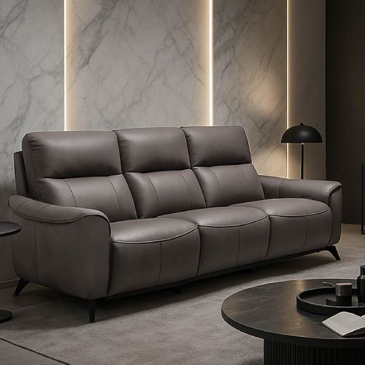 Miresta Motion Recliner – Genuine Leather, Dark Brown (#2035)