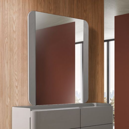 Wall Mirrors Primrose Gray Color