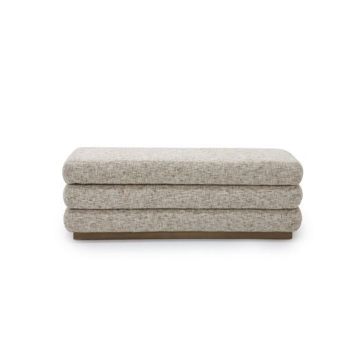 ANNORA  BENCH - BROWN