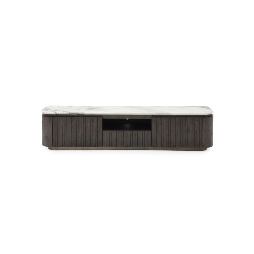 Elara Showcase + Sideboard - Brown