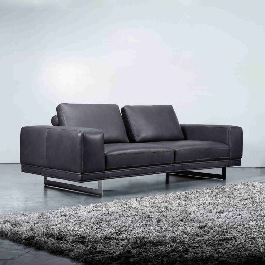 0218A-M1 Custom Sofa (4D) - Italian Leather
