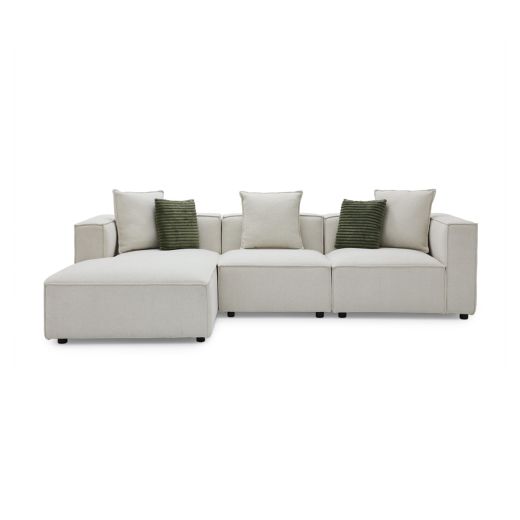 Belmont Corner Sofa/L - Cream